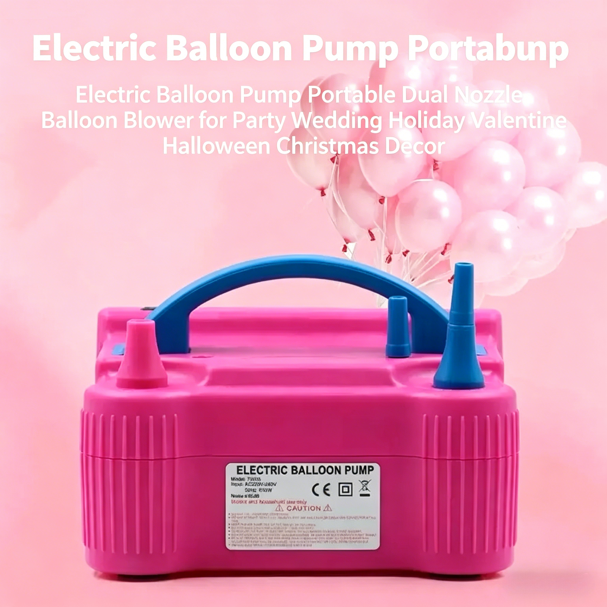Portable Electric Balloon Blow - Balloon Pump Hand reseña y precio